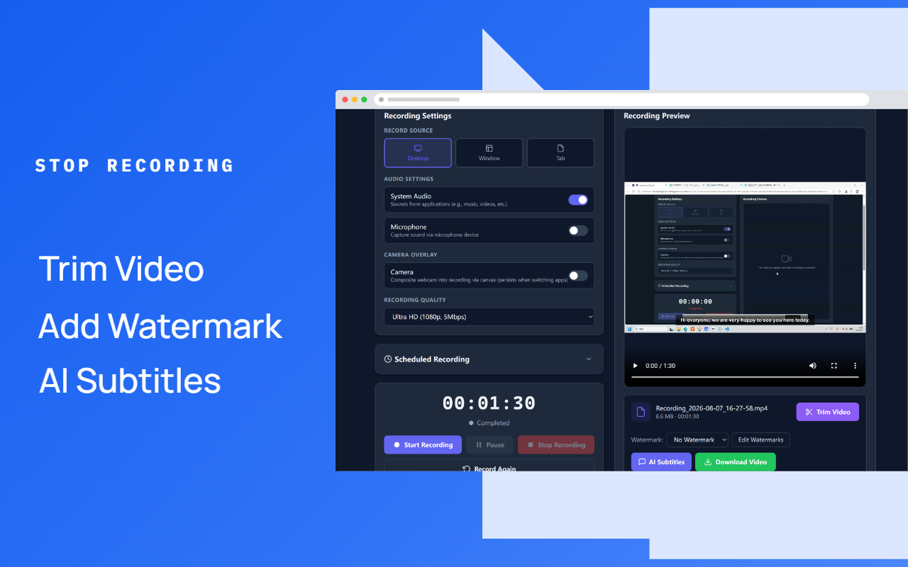 ScreenCast Studio video preview and download